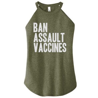 Ban Assault Vaccines Women's Perfect Tri Rocker Tank