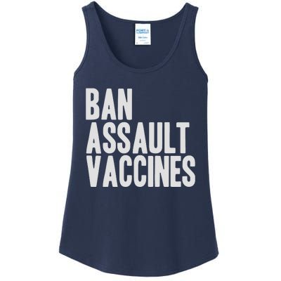 Ban Assault Vaccines Ladies Essential Tank