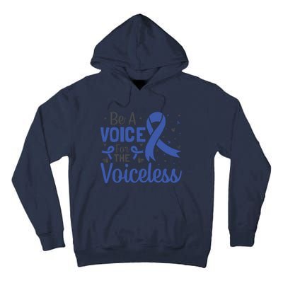 Be A Voice For The Voiceless Child Abuse Awareness National Tall Hoodie