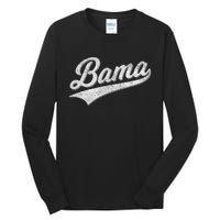 Bama Alabama Varsity Script Classic Sports Jersey Style Tall Long Sleeve T-Shirt