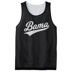 Bama Alabama Varsity Script Classic Sports Jersey Style Mesh Reversible Basketball Jersey Tank