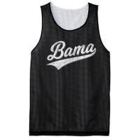 Bama Alabama Varsity Script Classic Sports Jersey Style Mesh Reversible Basketball Jersey Tank