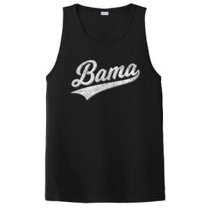 Bama Alabama Varsity Script Classic Sports Jersey Style PosiCharge Competitor Tank