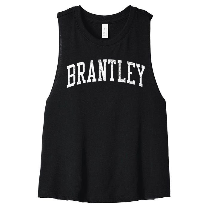 Brantley Al Vintage Athletic Sports Js02 Women's Racerback Cropped Tank