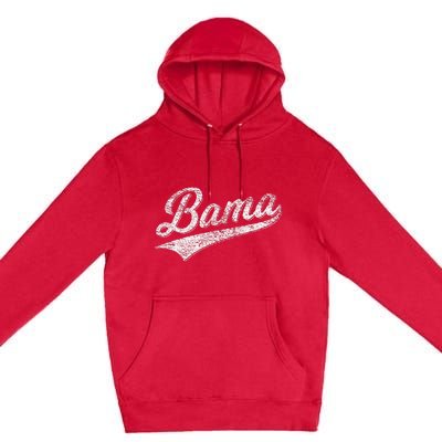 Bama Alabama Varsity Script Classic Sports Jersey Style Premium Pullover Hoodie