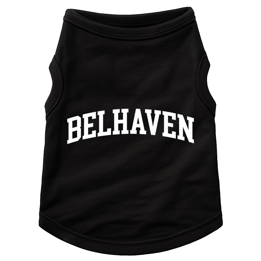 Belhaven Arch Vintage Retro College Athletic Sports Doggie Tank