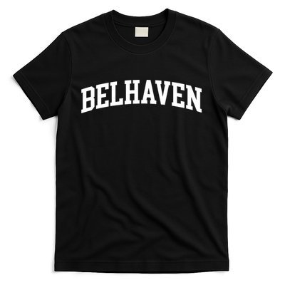 Belhaven Arch Vintage Retro College Athletic Sports T-Shirt