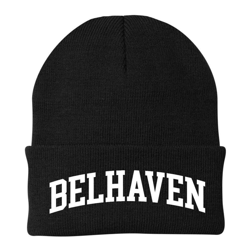 Belhaven Arch Vintage Retro College Athletic Sports Beanie
