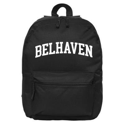 Belhaven Arch Vintage Retro College Athletic Sports 16 in Basic Backpack
