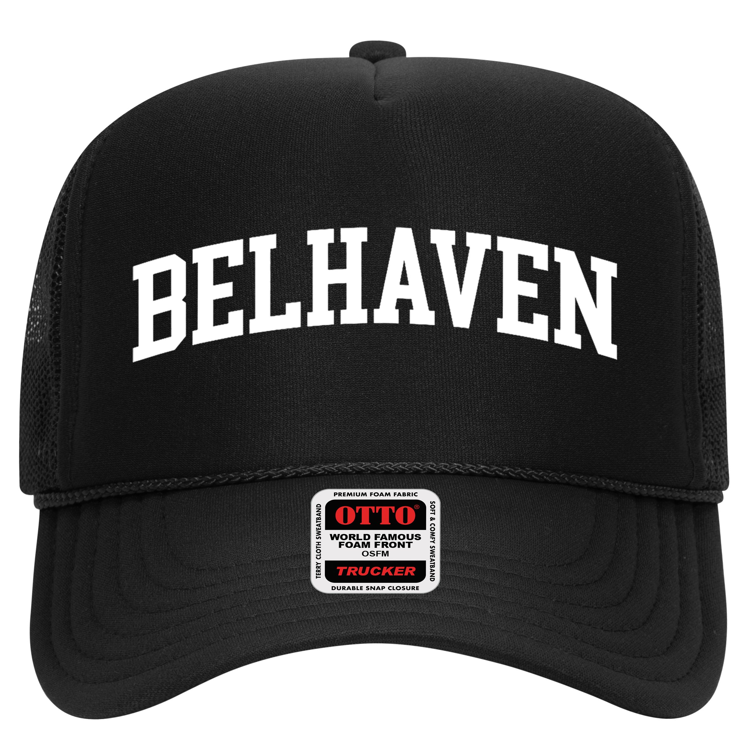 Belhaven Arch Vintage Retro College Athletic Sports Hat