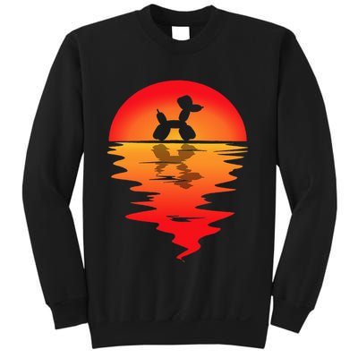 Balloon Artist Vintage Sunset Balloon Twister Balloons Party Sweatshirt