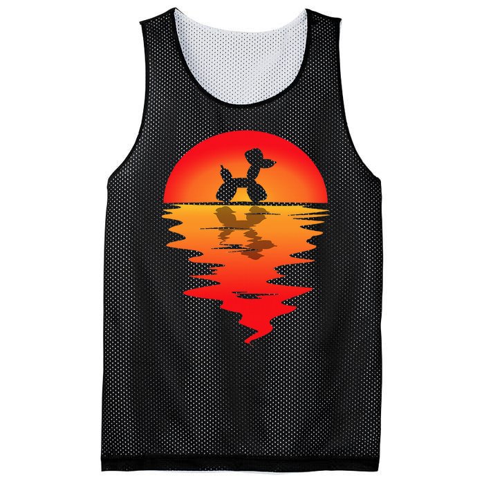 Balloon Artist Vintage Sunset Balloon Twister Balloons Party Mesh Reversible Basketball Jersey Tank