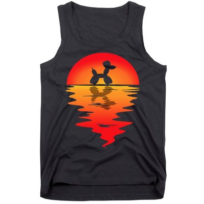 Balloon Artist Vintage Sunset Balloon Twister Balloons Party Tank Top