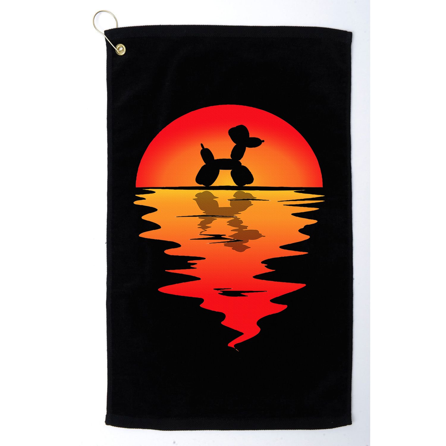 Balloon Artist Vintage Sunset Balloon Twister Balloons Party Golf Towel