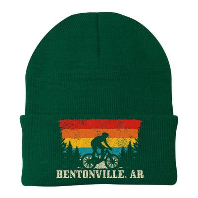 Bentonville Arkansas Vintage Mountain Bike Cycling Knit Cap Winter Beanie