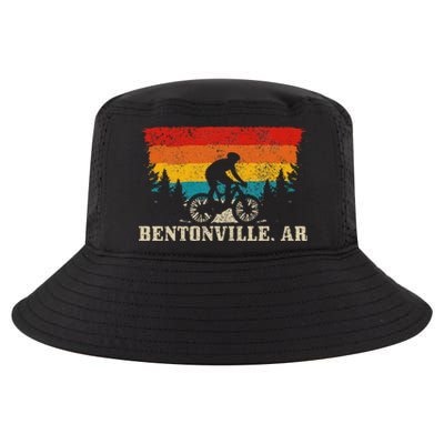 Bentonville Arkansas Vintage Mountain Bike Cycling Cool Comfort Performance Bucket Hat