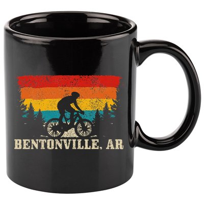 Bentonville Arkansas Vintage Mountain Bike Cycling 11oz C Handle Ceramic Mug