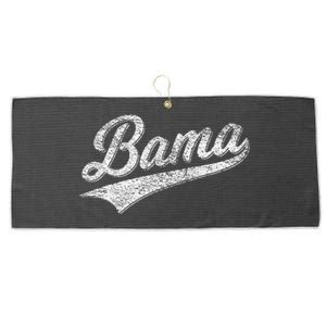 Bama Alabama Varsity Script Classic Sports Jersey Style Large Microfiber Waffle Golf Towel