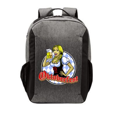 Bavarian Girl With A Glass of Beer Celebrating Oktoberfest Vector Backpack