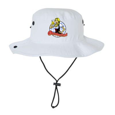 Bavarian Girl With A Glass of Beer Celebrating Oktoberfest Legacy Cool Fit Booney Bucket Hat