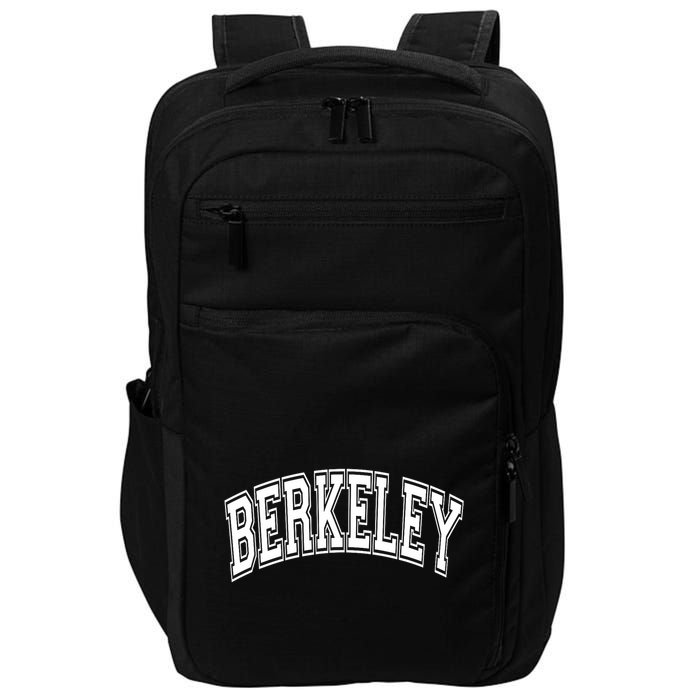 Berkeley Arched White Text Impact Tech Backpack