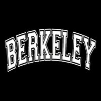 Berkeley Arched White Text Wool Snapback Cap