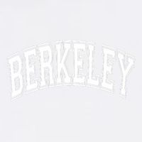 Berkeley Arched White Text Garment-Dyed Sweatshirt