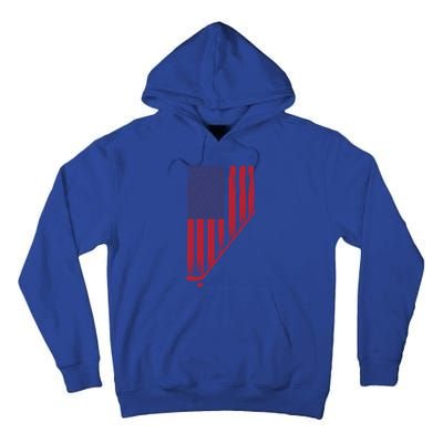 Beautiful America With Ice Hockey Funny Gift Tall Hoodie