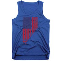 Beautiful America With Ice Hockey Funny Gift Tank Top