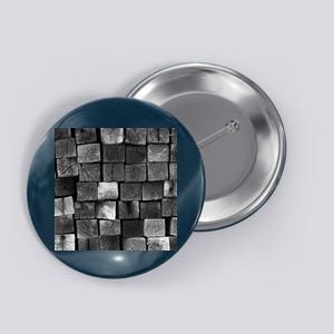 Black and white wood Bricks texture Pattern  Button