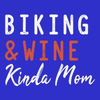 Biking And Wine Kinda Mom Mountain Bike Trails Bycicle Great Gift Tank Top