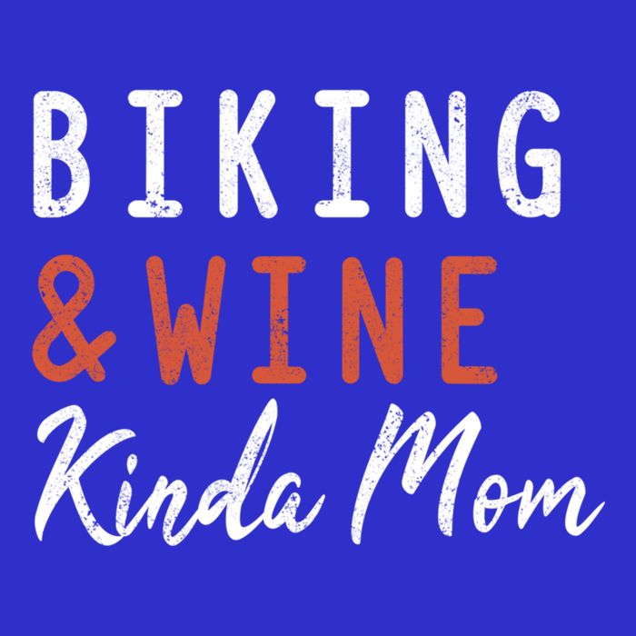 Biking And Wine Kinda Mom Mountain Bike Trails Bycicle Great Gift Tank Top