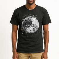 Black And White Disco Ball Club Retro Tall T-Shirt
