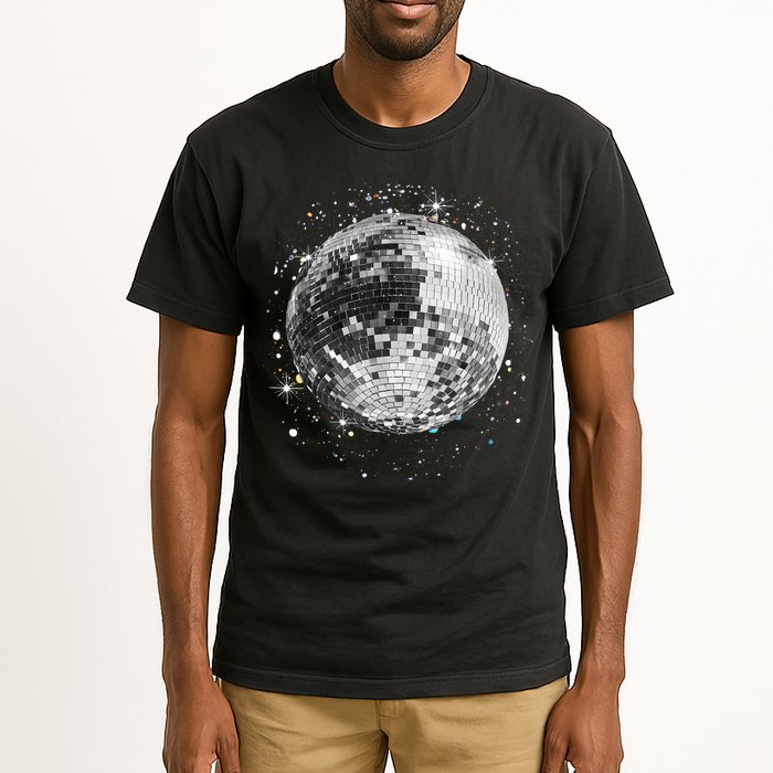 Black And White Disco Ball Club Retro Tall T-Shirt