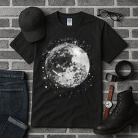 Black And White Disco Ball Club Retro Tall T-Shirt