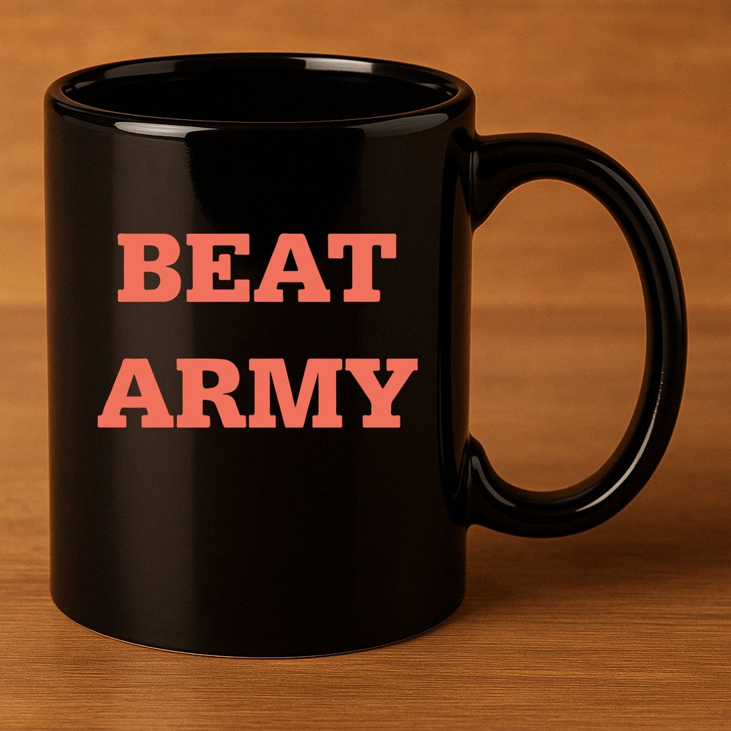 Beat Army Whatever Amy 11oz C Handle Ceramic Mug