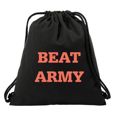 Beat Army Whatever Amy Drawstring Bag