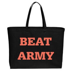 Beat Army Whatever Amy Cotton Canvas Jumbo Tote