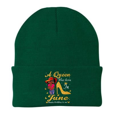 Birthday Afro Wo Sun Hat A Queen Was Born In June Knit Cap Winter Beanie