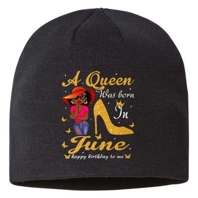 Birthday Afro Wo Sun Hat A Queen Was Born In June Sustainable Beanie