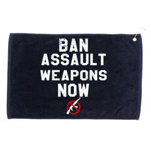 Ban Assault Weapons Now Anti Gun March Grommeted Golf Towel