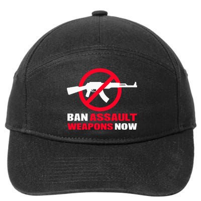 Ban Assault Weapons Now 7-Panel Snapback Hat