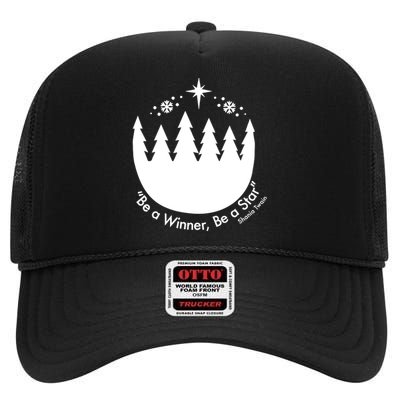 Be A Winner Be A Star High Crown Mesh Back Trucker Hat