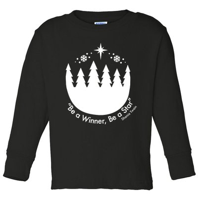 Be A Winner Be A Star Toddler Long Sleeve Shirt