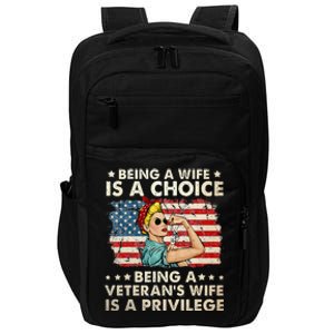 Being A Wife Is A Choice Being A Veterans Wife Is Privilege Impact Tech Backpack