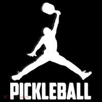 Black And White Pickleball Sports Logo Baby Bodysuit