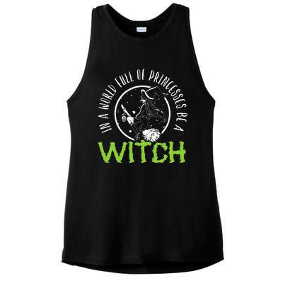 Be a Witch Halloween Costume Ladies PosiCharge Tri-Blend Wicking Tank