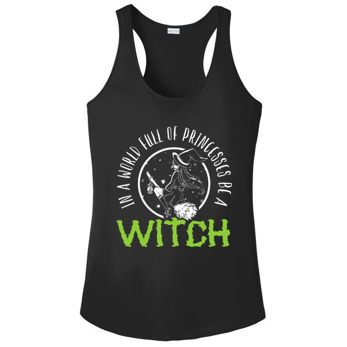 Be a Witch Halloween Costume Ladies PosiCharge Competitor Racerback Tank