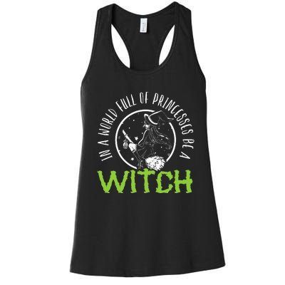 Be a Witch Halloween Costume Women's Racerback Tank