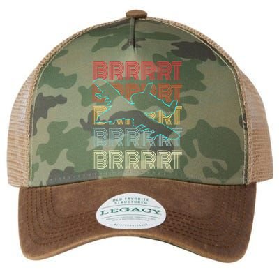 BRRRRT A-10 Warthog Vintage Retro Style Legacy Tie Dye Trucker Hat
